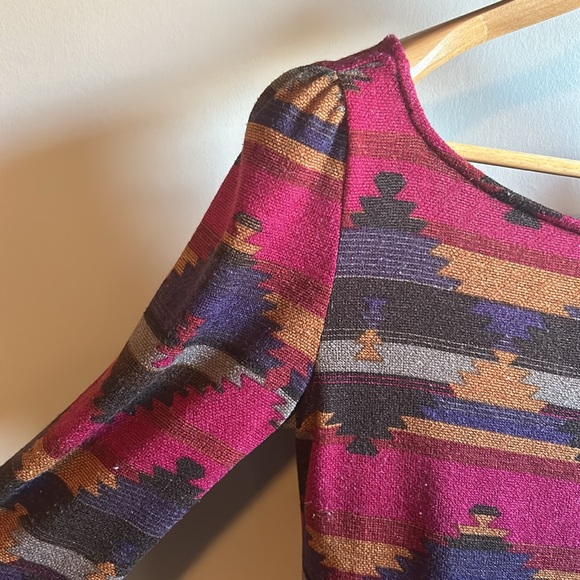 🌟3 for $25 🌟 Everly Aztec Dress/Tunic - Picture 2 of 5